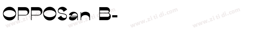 OPPOSan B字体转换
